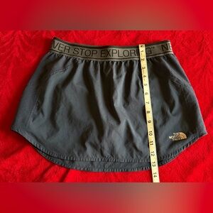 NORTH FACE Blue STRETCH Never Stop Exploring Athletic SKORT No Piling PERFECT 😍